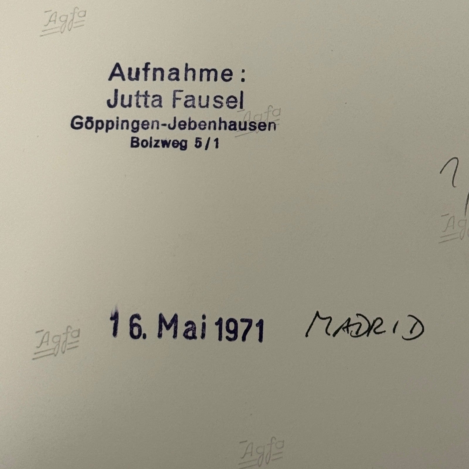 Vintage Racing Photo 1971 Madrix F2 Race Driver Arturo Merzario Motorsport