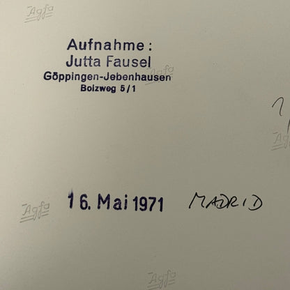 Vintage Racing Photo 1971 Madrix F2 Race Driver Arturo Merzario Motorsport