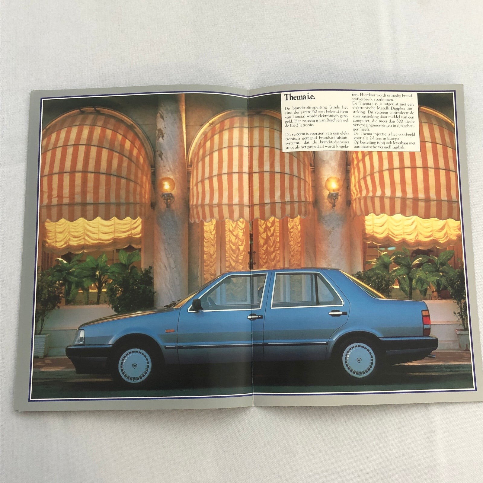 Lancia Thema Car Sales Brochure Catalog German Turbo V6 i.e. Diesel