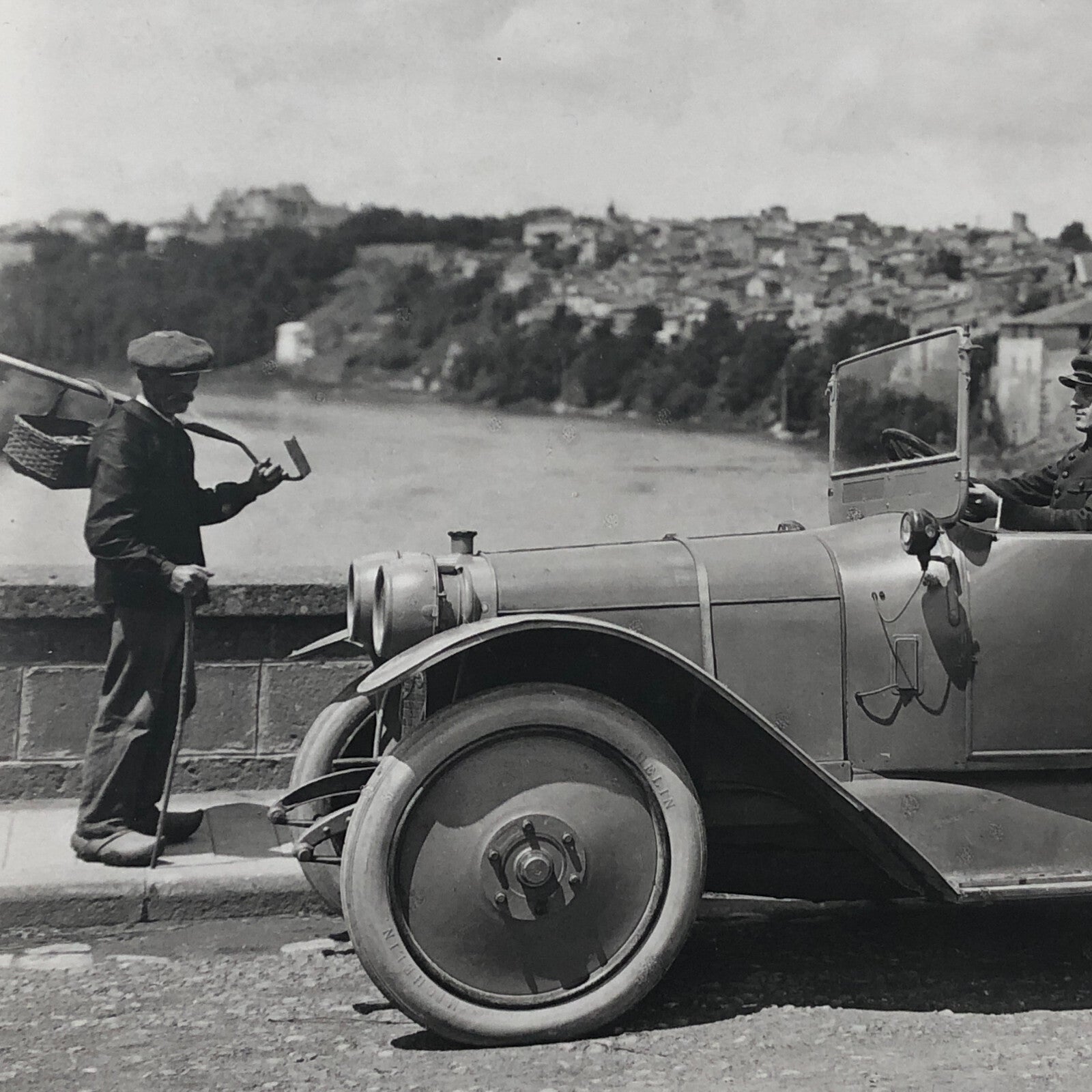 Vintage Antique Car Automobile Photo Photograph Print - Tag REA22-E2