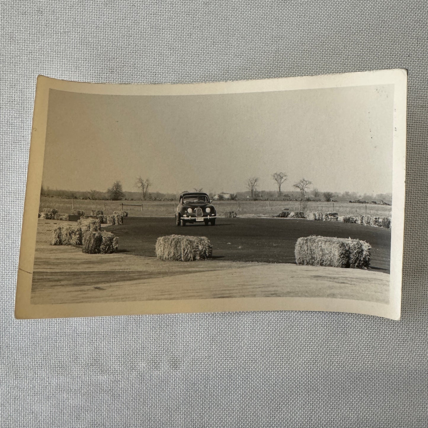 Vintage Saab Racing Car Photo Photograph Print