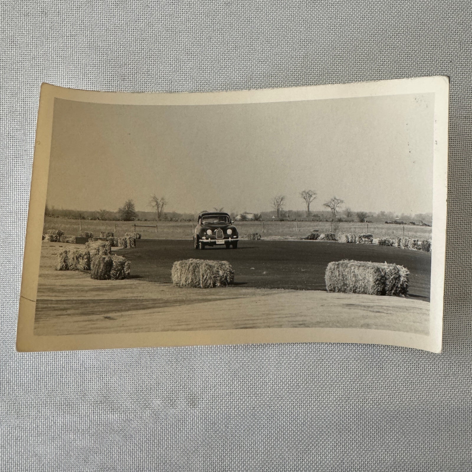 Vintage Saab Racing Car Photo Photograph Print