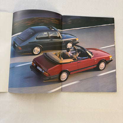 Vintage Saab 900 Cabriolet Saab 900 Turbo 16 Aero Sales Brochure Car SWEDISH