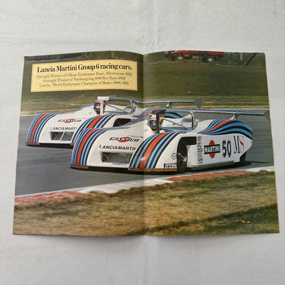 Vintage LANCIA Car Sales Brochure Delta Trevi HPE Gamma Monte Carlo UK Market