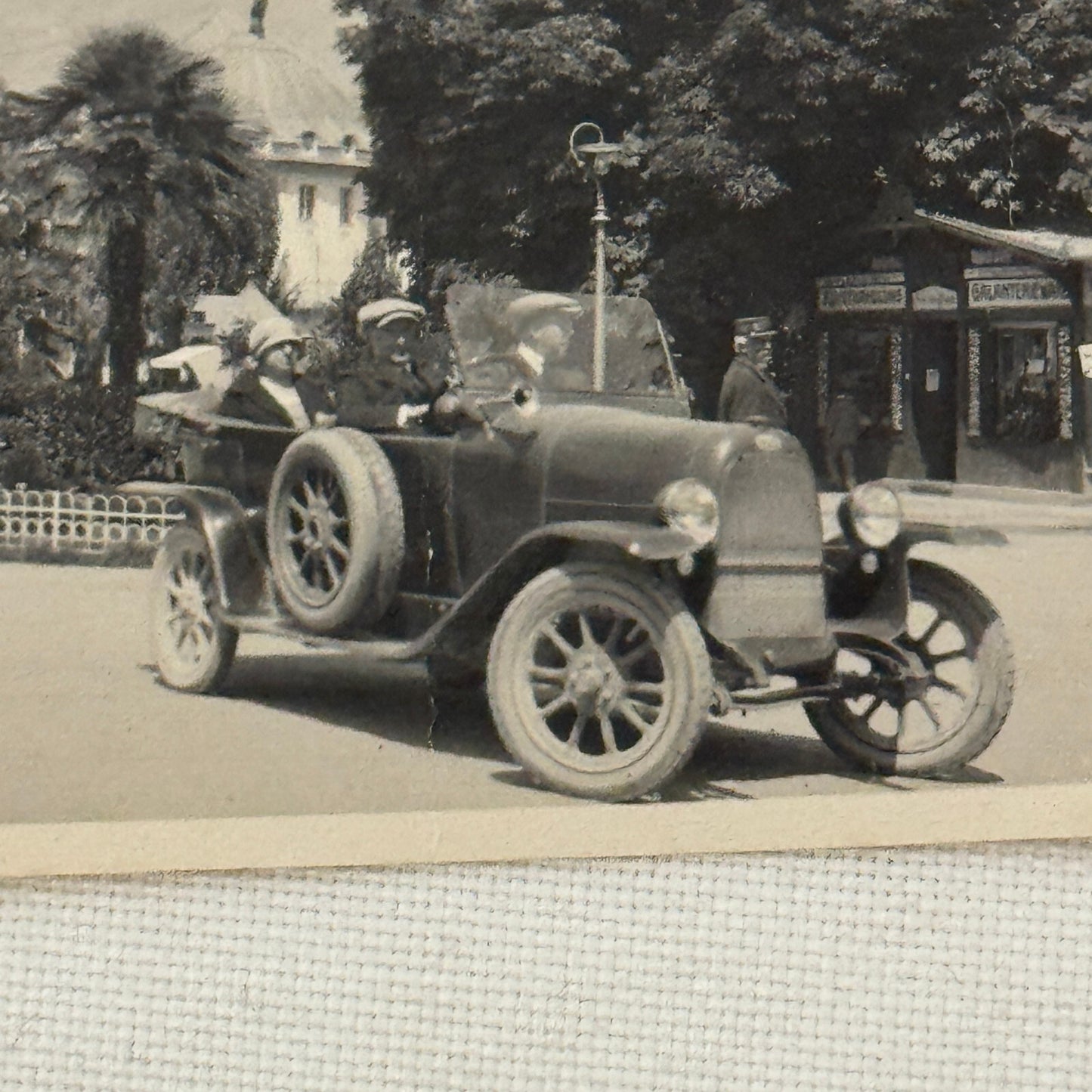 Vintage Photo Photograph Print Early Car Automobile People Lot 2x