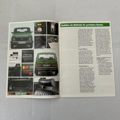 Lada Niva Car Sales Brochure Catalog Niva Cabriolet UT Cabrio Niva L GERMAN