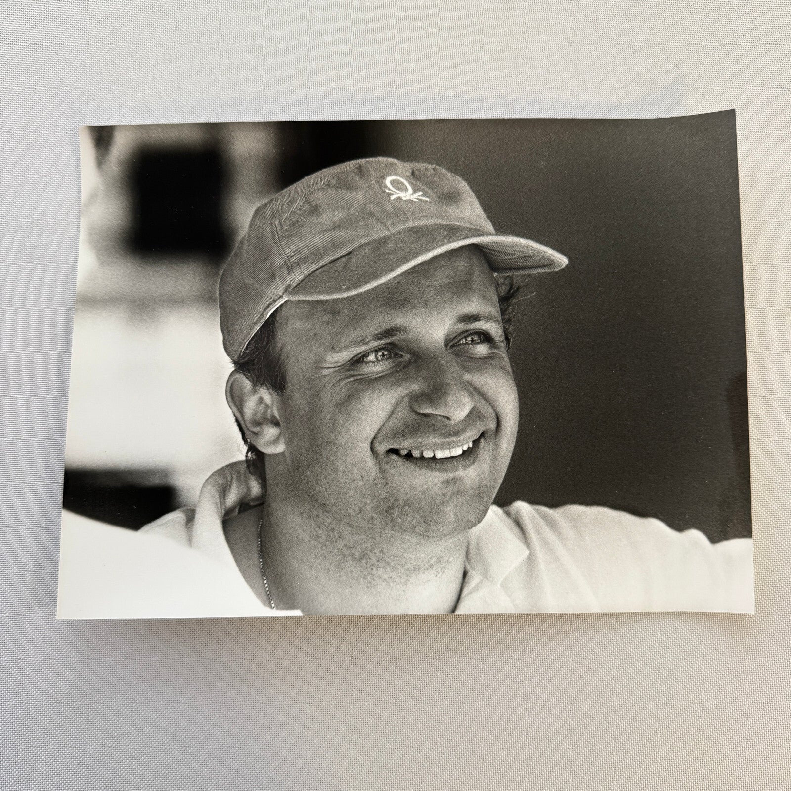 Porsche Racing Driver Teo Fabi Factory Press Photo Photograph