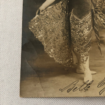 Circus Performer Dancer Dancing Real Photo Postcard Post Card RPPC Vintage