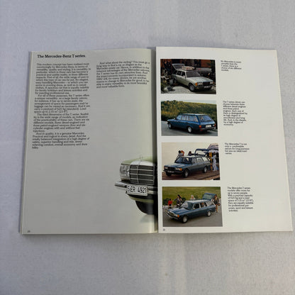 Mercedes Benz Car Brochure 280SL 500 SL 380 SL 280CE 200T 240D 300D 190D 190 250