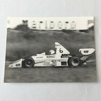 Vintage 1976 Formula 2 F2 Pau Grand Prix Racing Photo Photograph ELF Renault Car