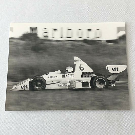 Vintage 1976 Formula 2 F2 Pau Grand Prix Racing Photo Photograph ELF Renault Car