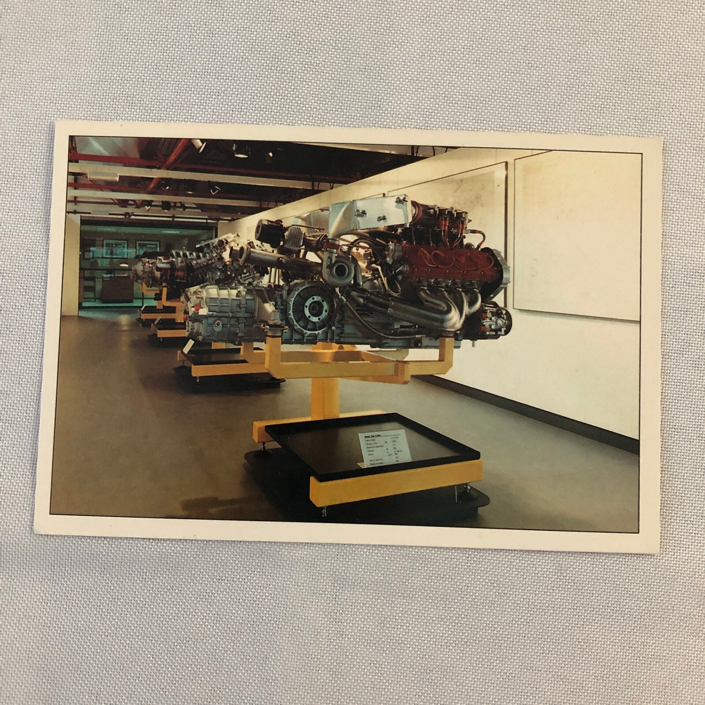 Ferrari Car Museum Exhibit Postcard Post Card Lot of 5
