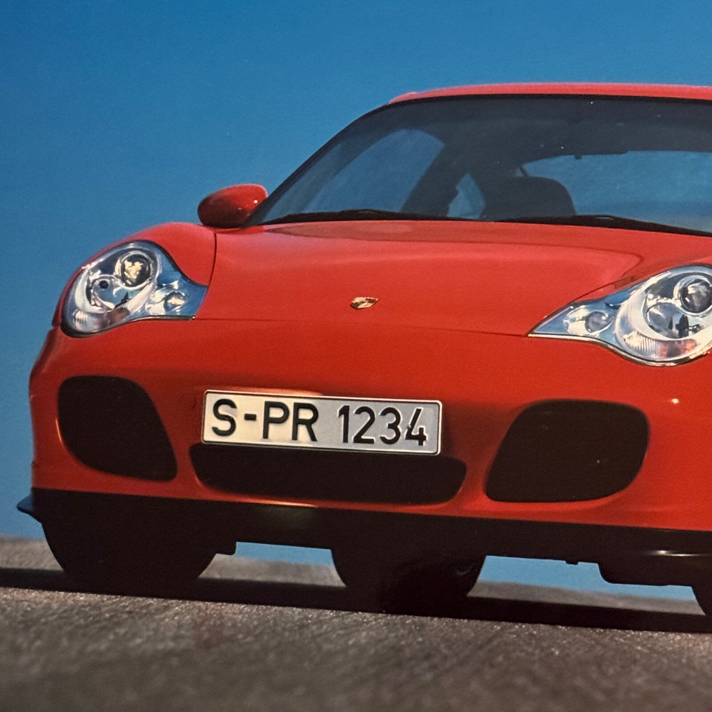 2000 Porsche 911 Turbo Factory Press Photo Photograph Werkfoto