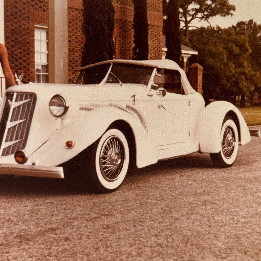Lindberg Engineering Auburn Replica Kit Car Photo Photograph Print Vintage