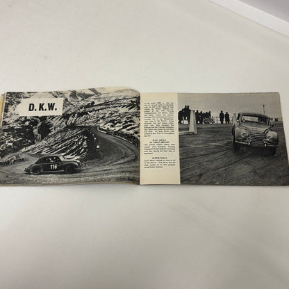 1954 Castrol Racing Achievements Brochure Alfa Romeo Aston Martin Austin Healey