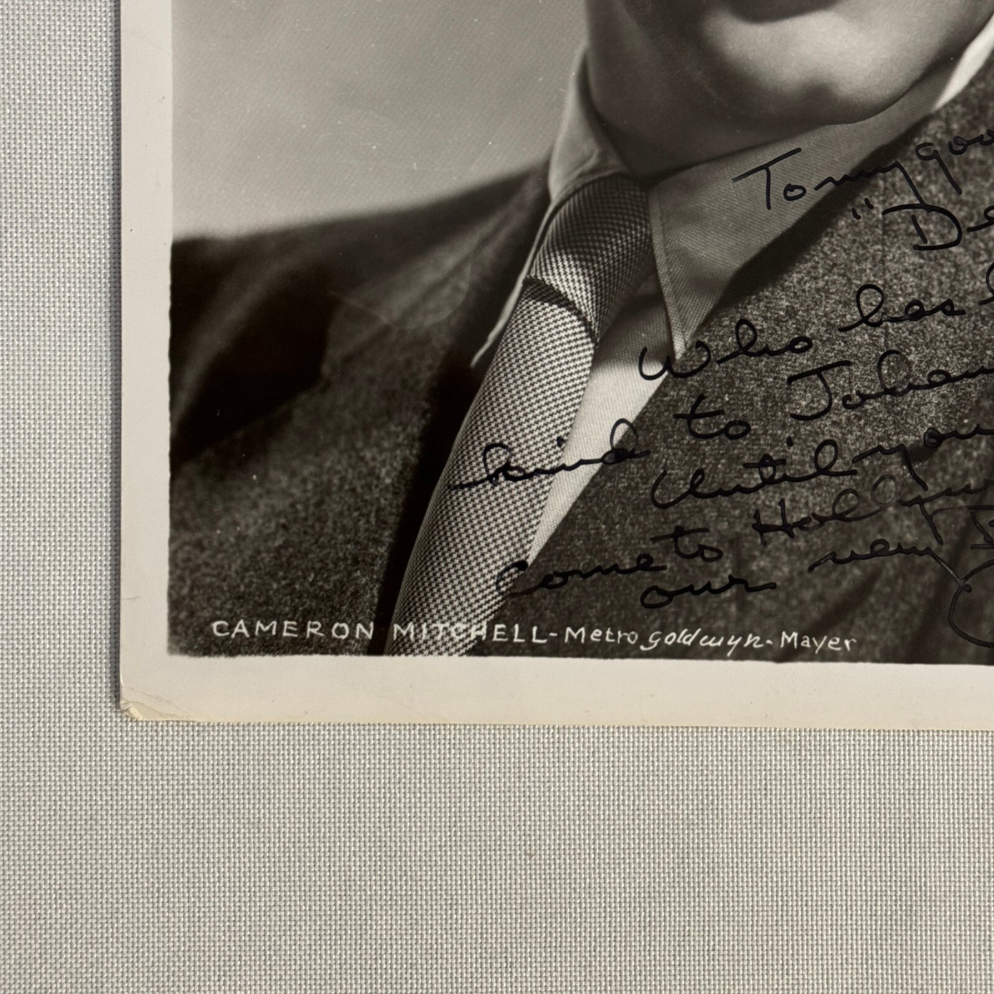 Cameron Mitchell Actor Signed Photo Photograph Autographed Autograph MGM