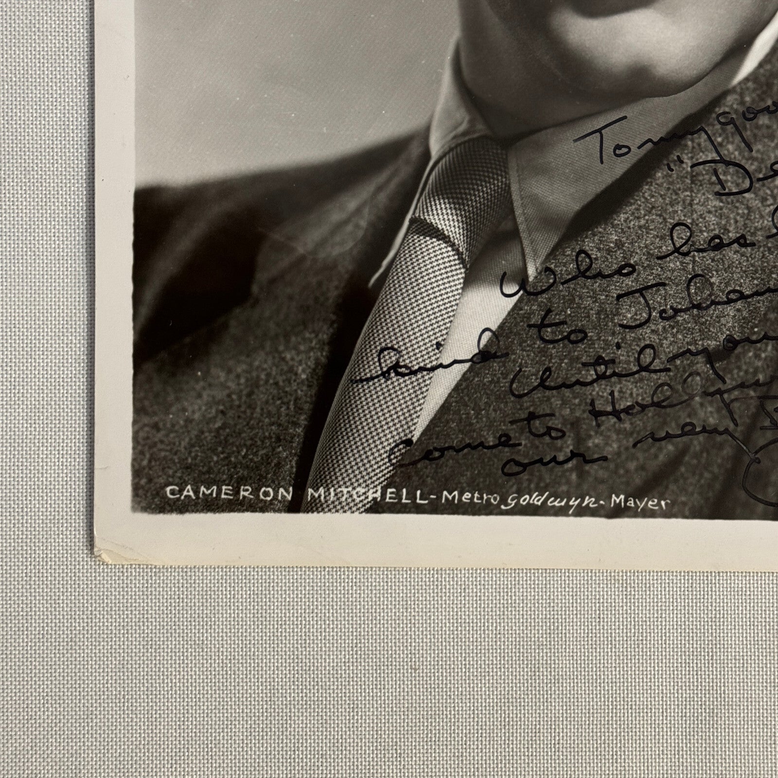 Cameron Mitchell Actor Signed Photo Photograph Autographed Autograph MGM