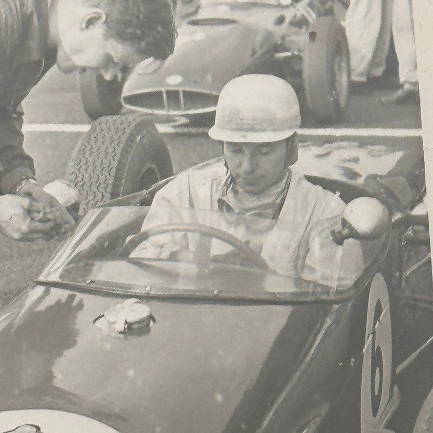 Vintage Racing Photo John Surtees Lotus Climax Car Oulton Park 1962 Motorsport