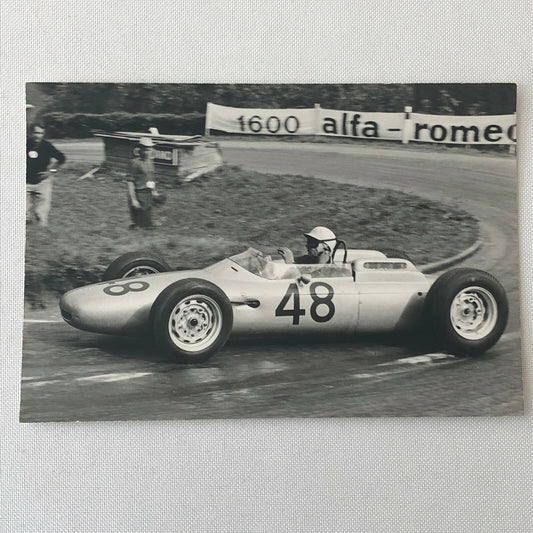 1962 Joakim Bonnier Porsche Racing Car Photo Photograph 
