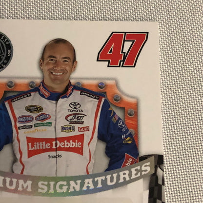 2009 Press Pass Premium Signatures Marcos Ambrose Signed Signature Auto Card