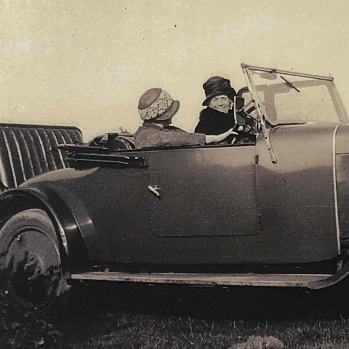 Vintage Car Automobile Driver in Lea Francis Photo Photograph Modern Era Print 