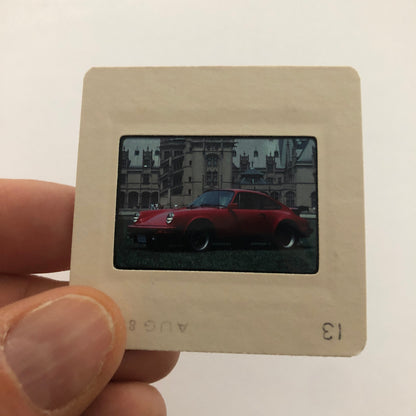 Porsche 911 Car 35mm Photo Slide Vintage 1981