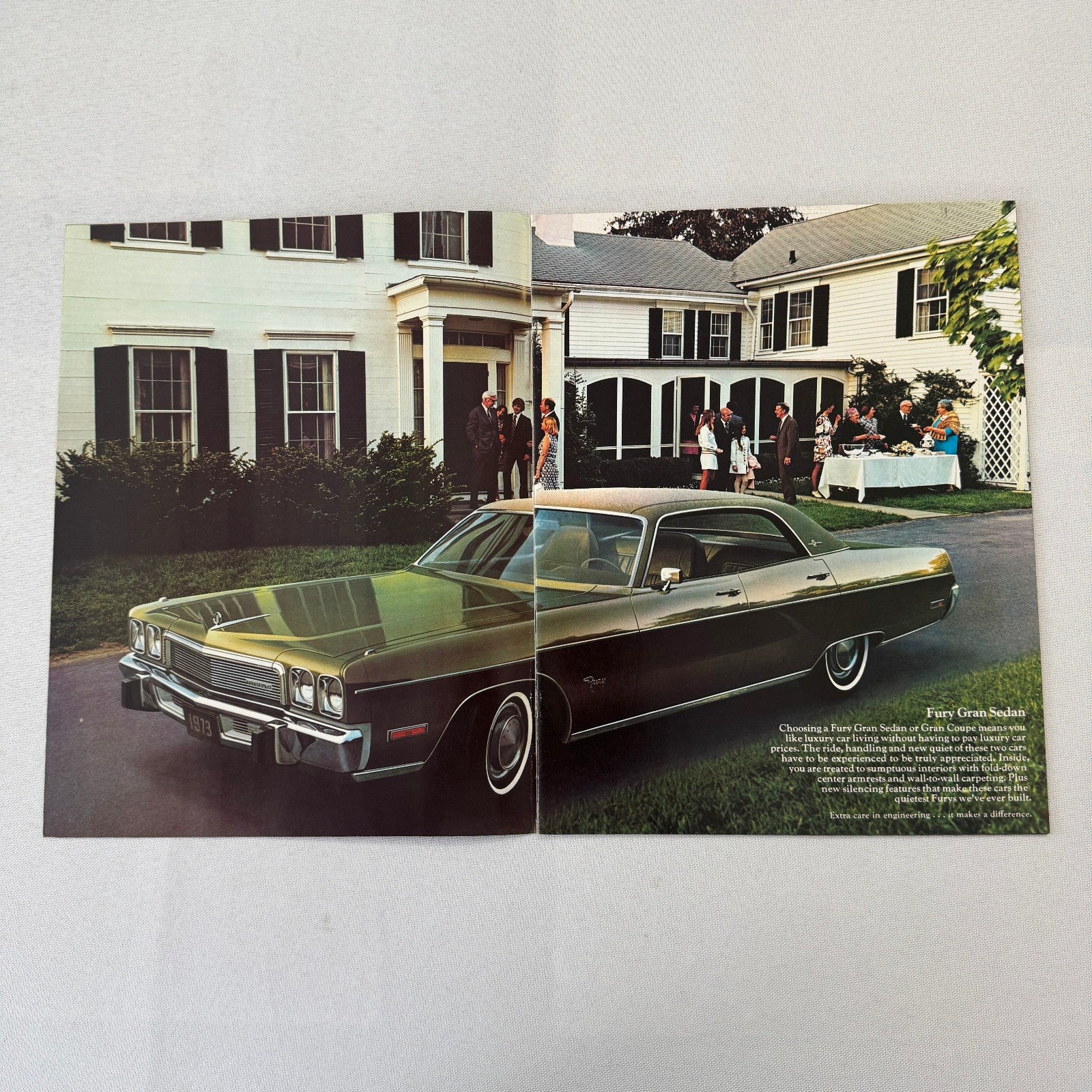 1973 Plymouth Fury Sales Brochure Catalog Gran Fury Coupe Sedan Fury III II I