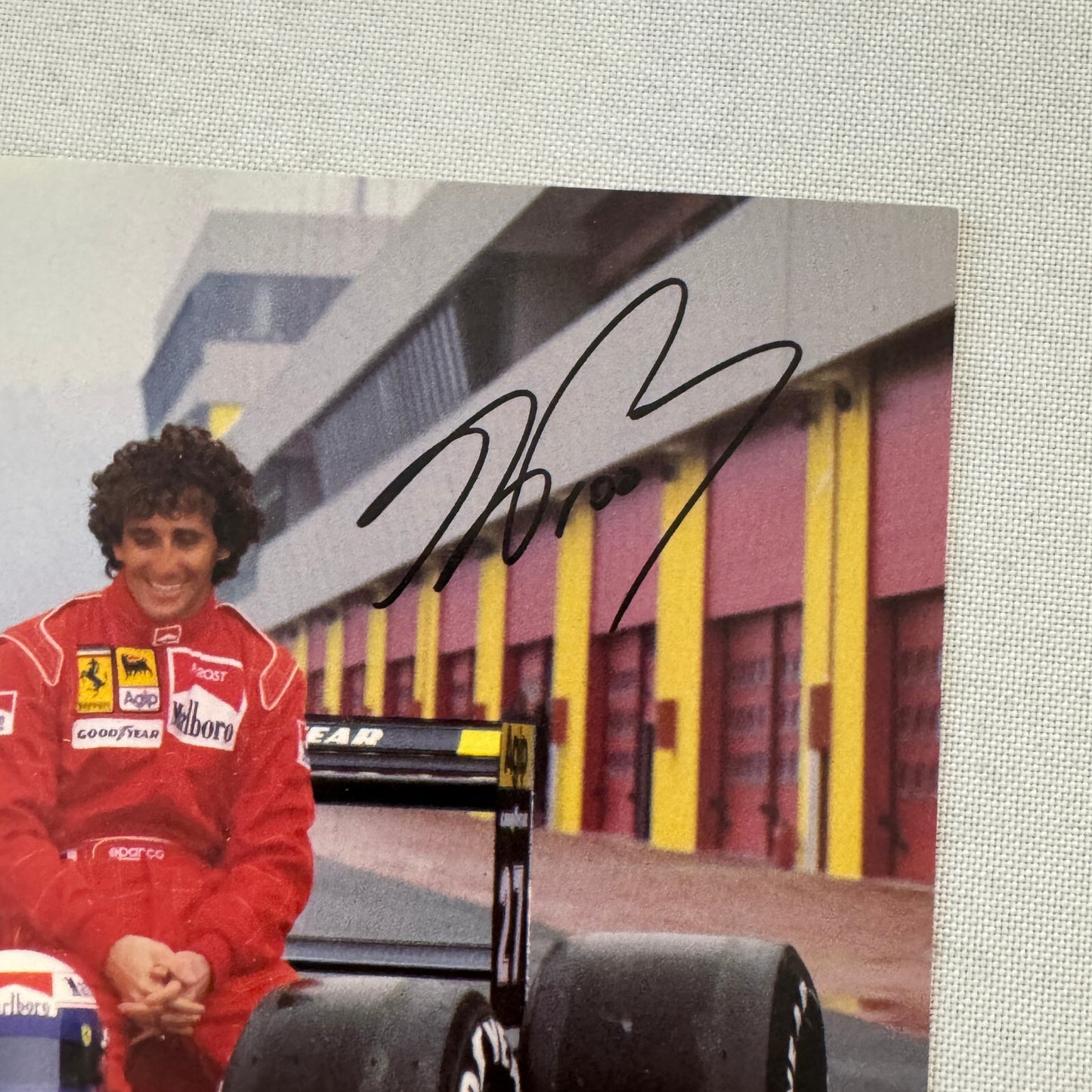 Ferrari 642 F1 Formula One Racing Card Alain Prost Jean Alesi Drivers