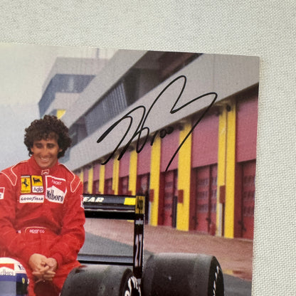 Ferrari 642 F1 Formula One Racing Card Alain Prost Jean Alesi Drivers
