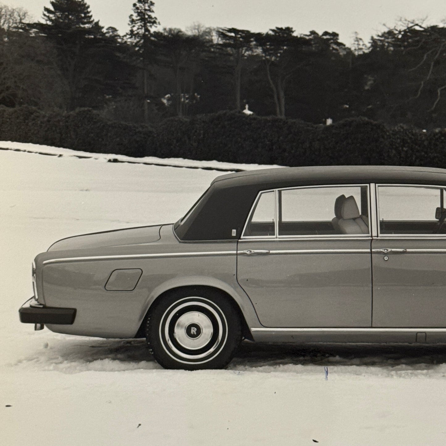 Rolls Royce Silver Wraith II Car Factory Press Photo Photograph Print 1980