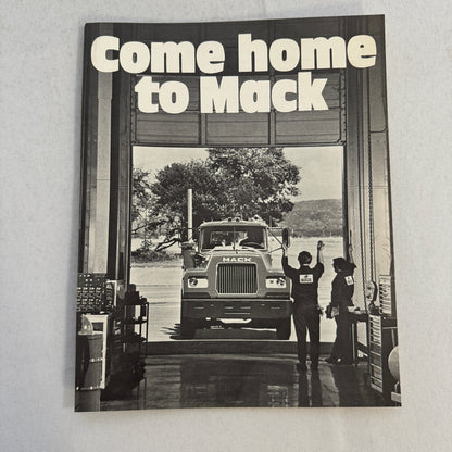 Mack Truck Advertising Brochure Card Flyer Glider Kit