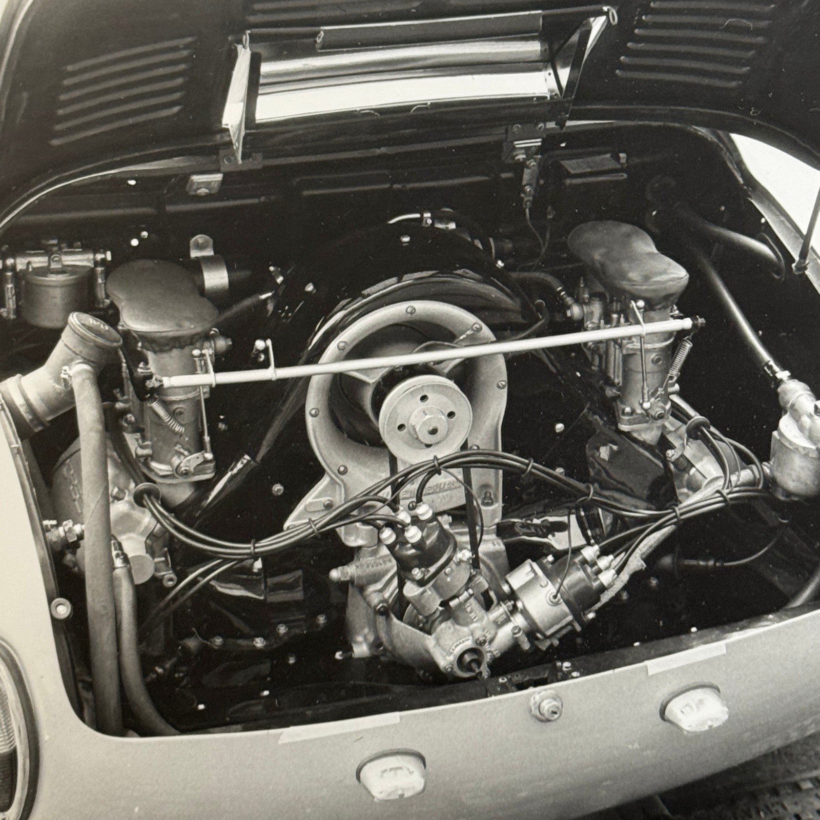 Porsche 356 Carrera Abarth Car Engine Photo Photograph Vintage Porsche 356B