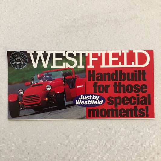 Westfield Kit Car Sports Cars Sales Brochure Catalog SEiGHT 1600 1800