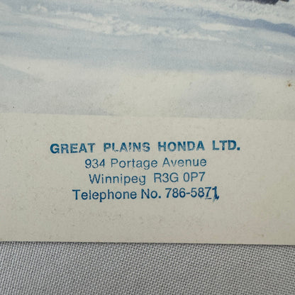 Honda Civic 4WD Station Wagon Car Sales Brochure Catalog Canadian 1987 1988