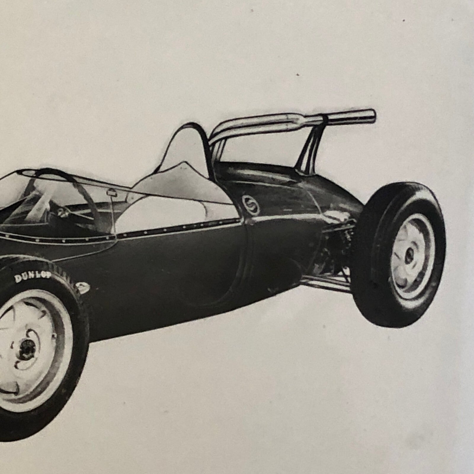 Vintage Stanguellini Racing Photo Photograph Print 1962