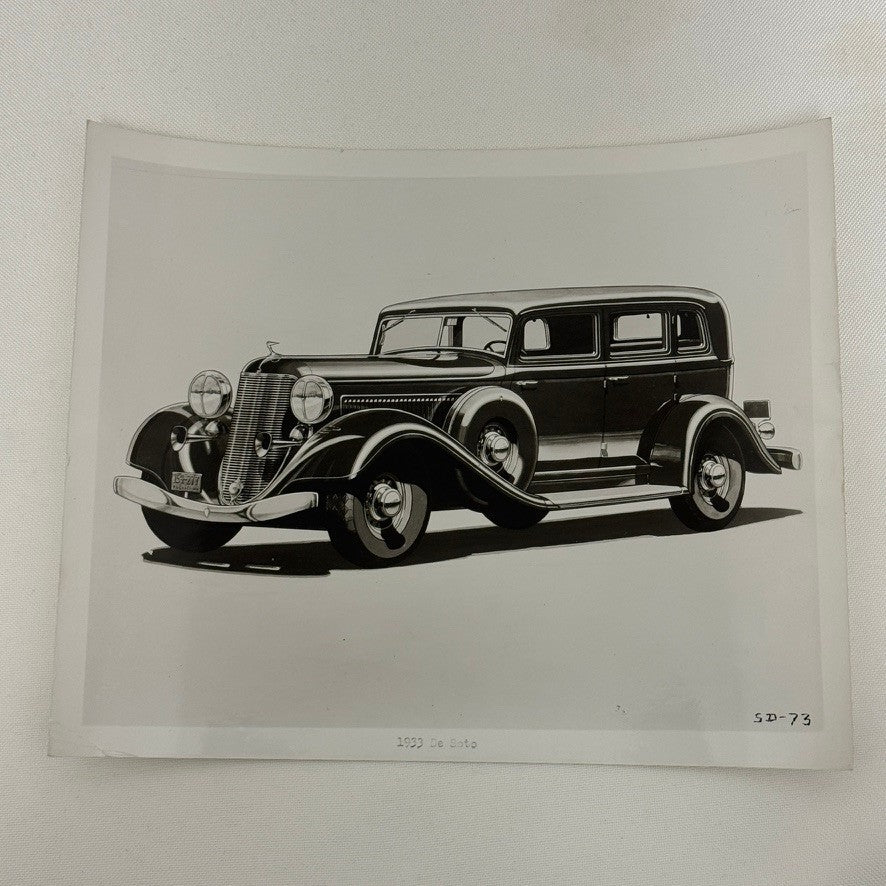 1933 DeSoto Car Photo Photograph Modern Print