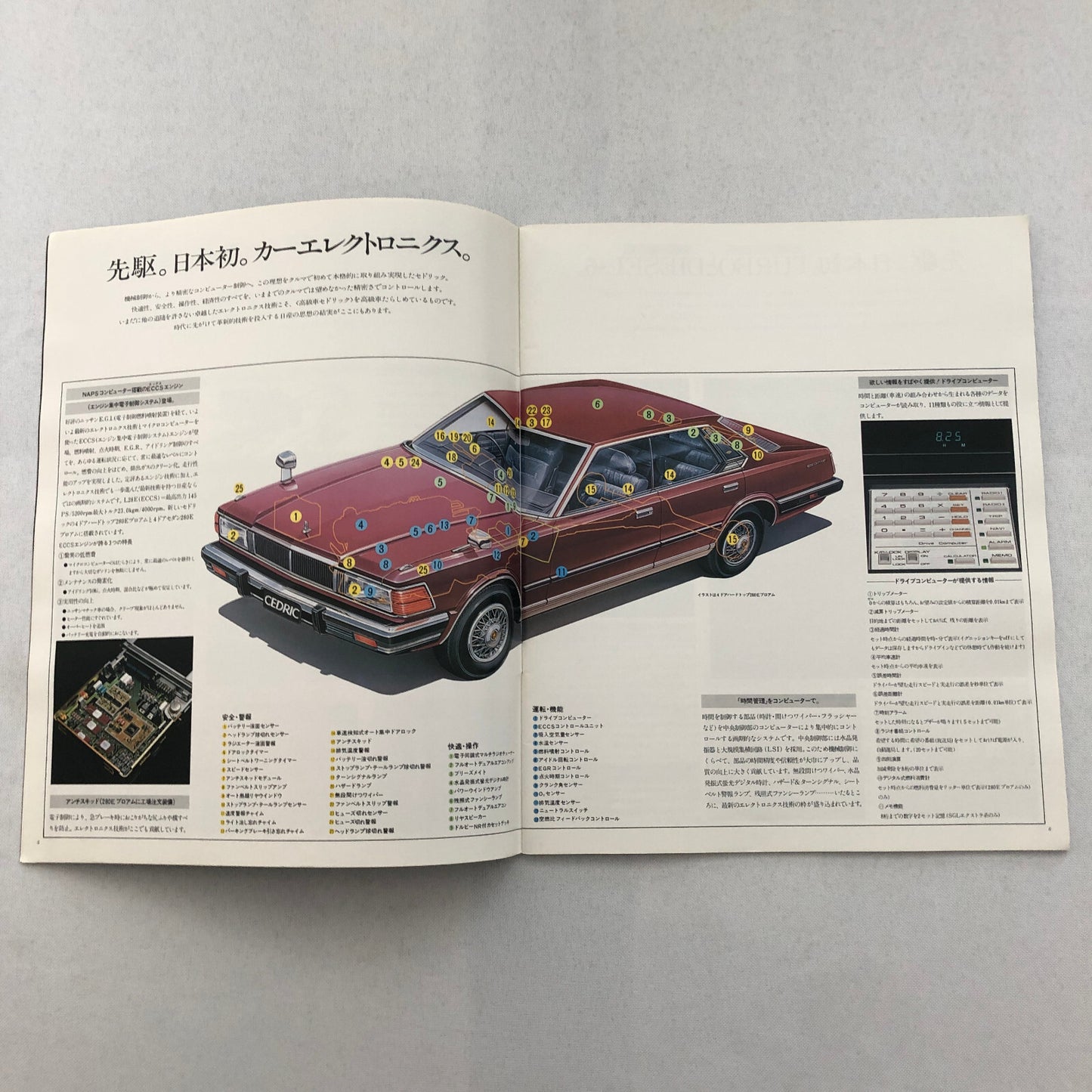 Nissan Cedric Car Sales Brochure Catalog Hardtop Sedan Wagon JAPANESE JDM