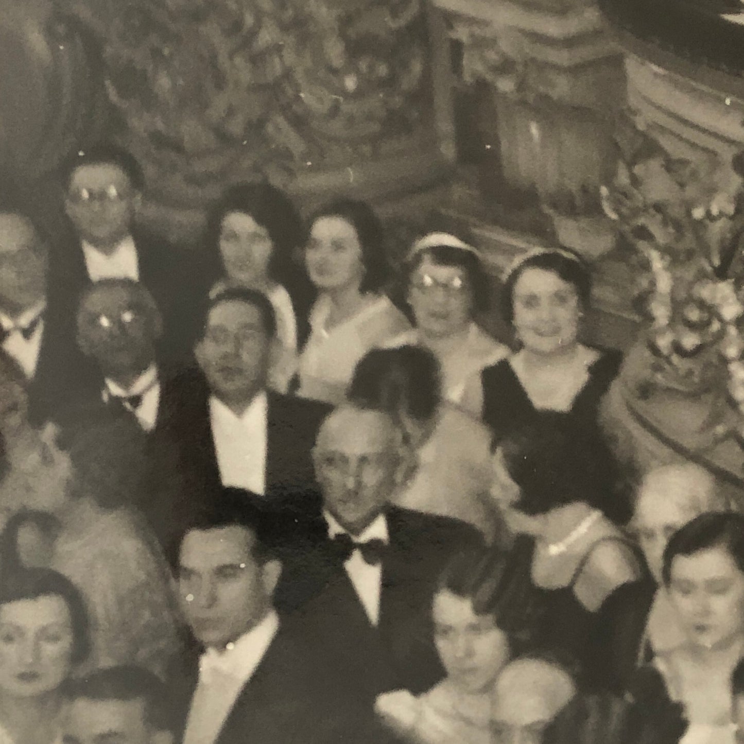 Press Photo Photograph French President Albet Lebrun at Opera Ball 1934