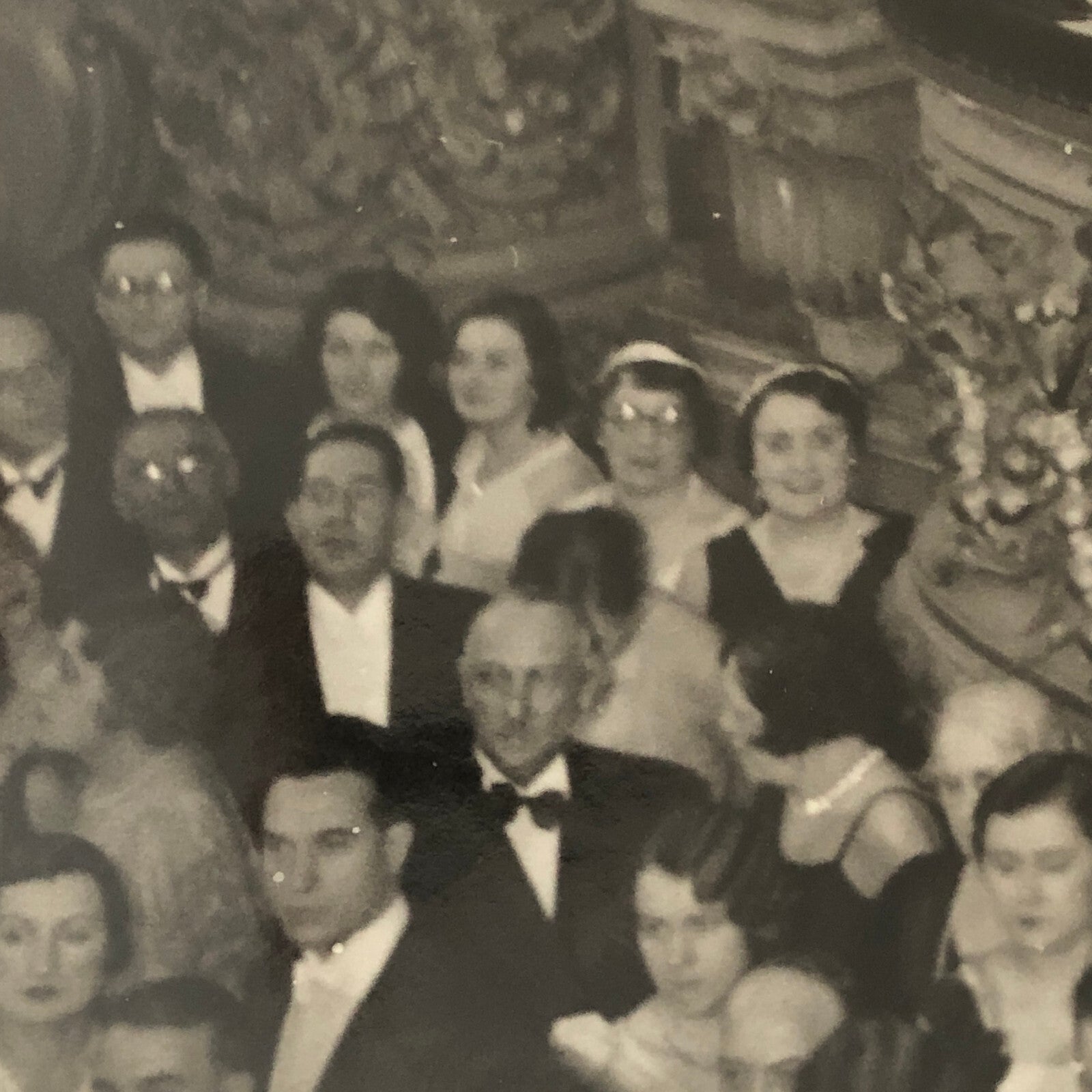 Press Photo Photograph French President Albet Lebrun at Opera Ball 1934