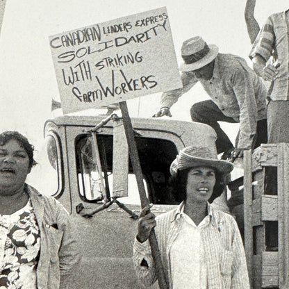 United Farmworkers Union Strike Labour Labor Canada Press Photo Photograph