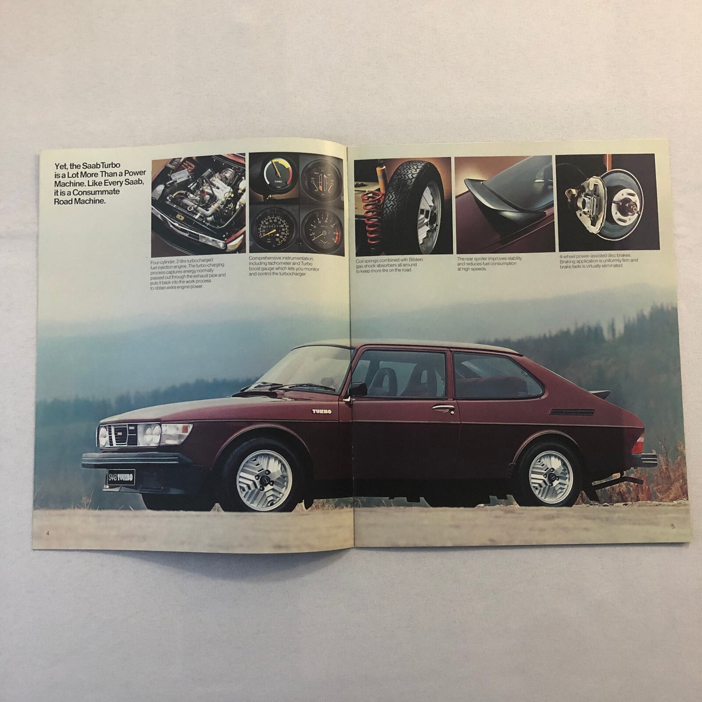1978 Saab Turbo Car Automobile Sales Brochure Catalog