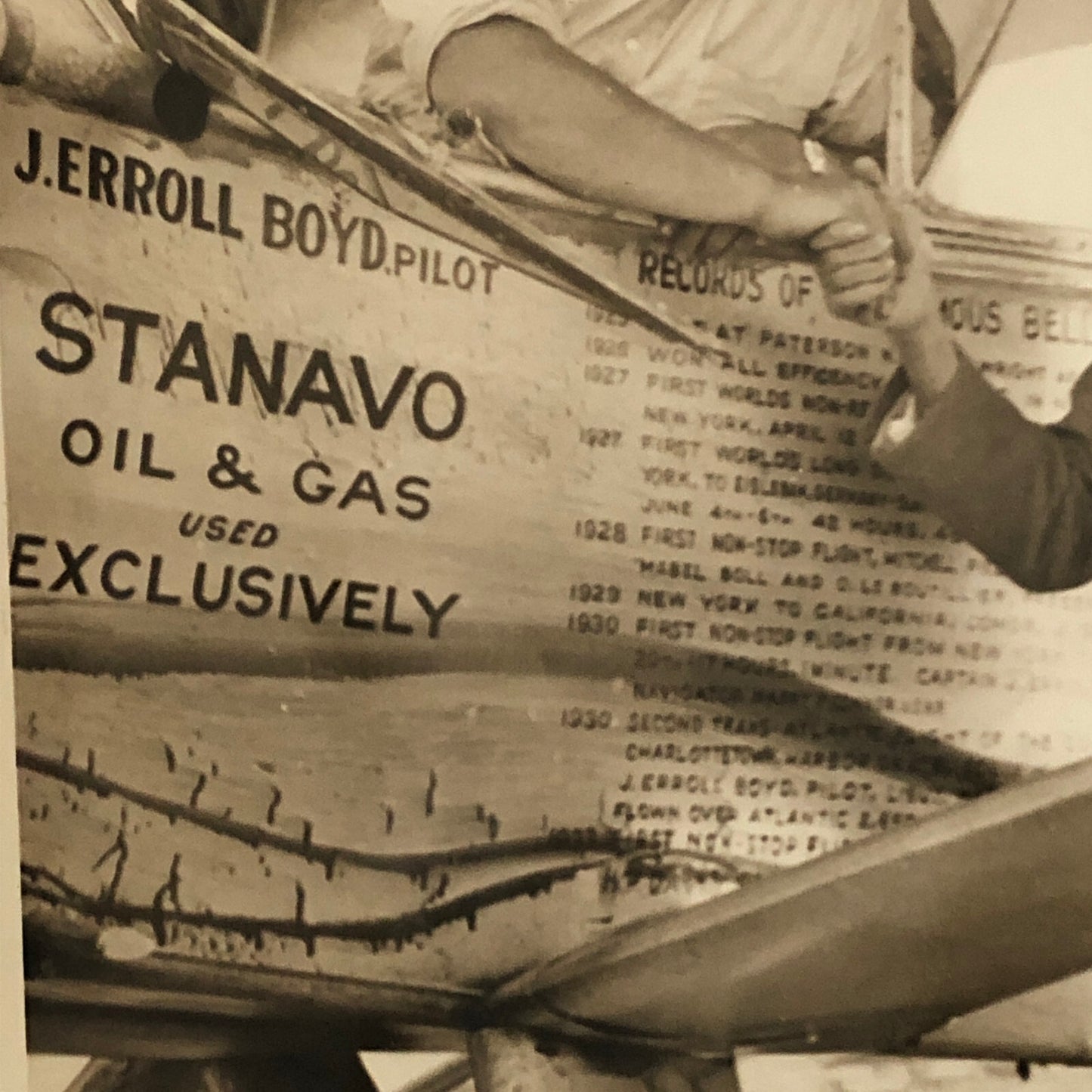 Press Photo Photograph Aviator Captain J. Errol Boyd Haiti Haitian Flight