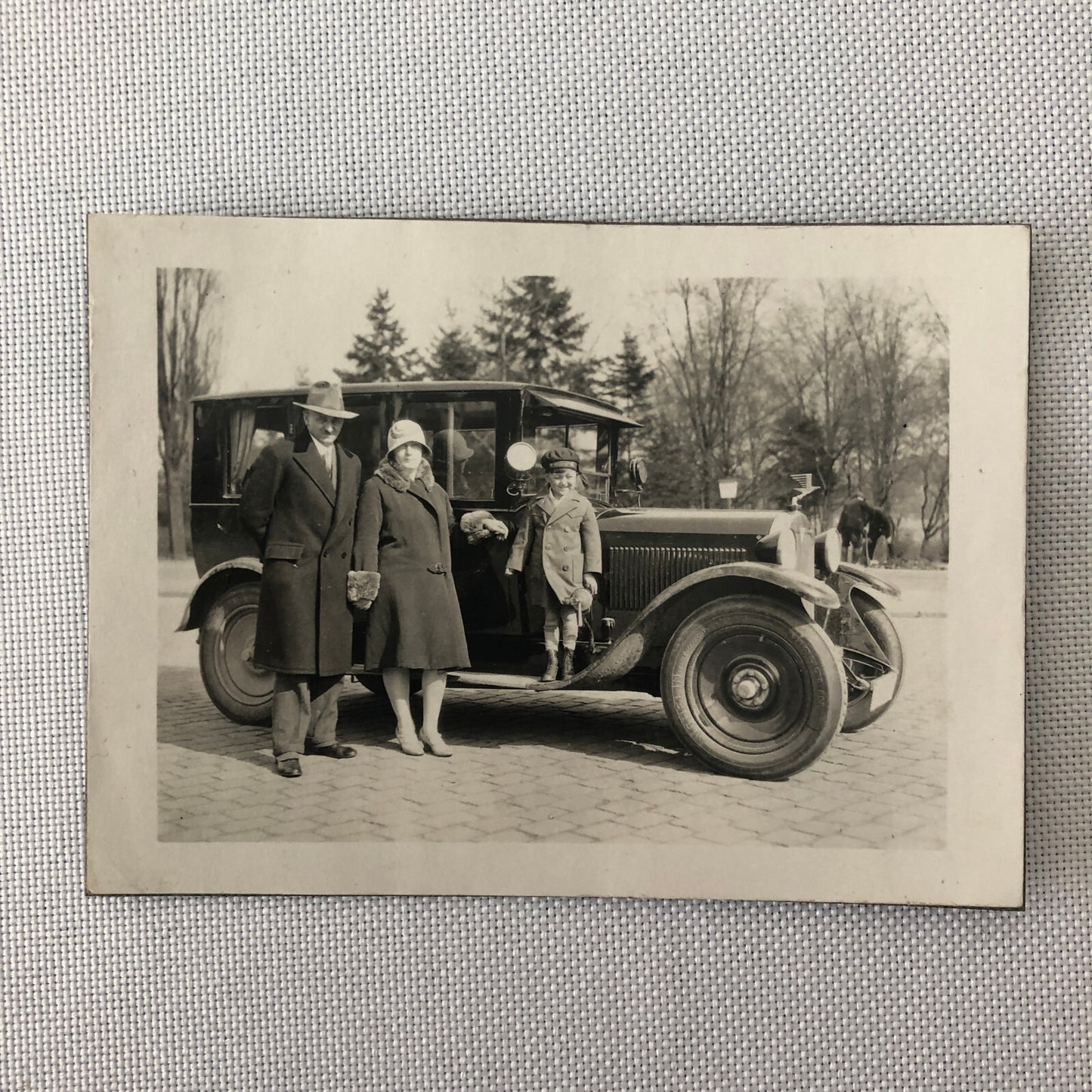 Vintage Car and People Photo Photograph Lot of 4 Germany
