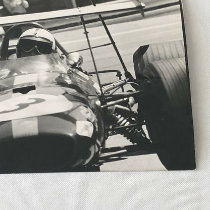 Vintage Racing Photo Photograph Jack Brabham Bernard CAHIER 1969