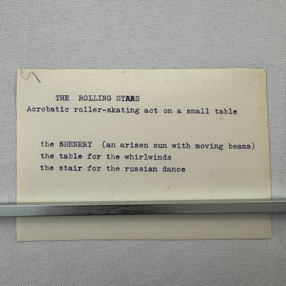 Circus Rollerskating Roller Skate Circus Act Photo Photograph The Skating Jewels