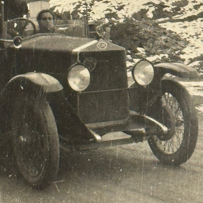 Vintage Car Automobile Photo Photograph Print People