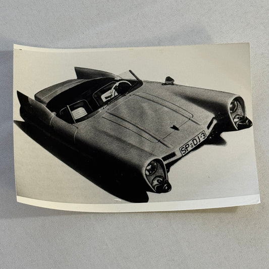 Vintage Concept Car Prototype Photo Photograph Print Unidentified
