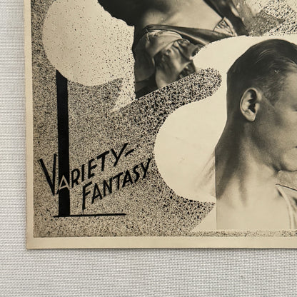 Vintage Circus Acrobat Variety Act Photo Photograph Fransy and Company