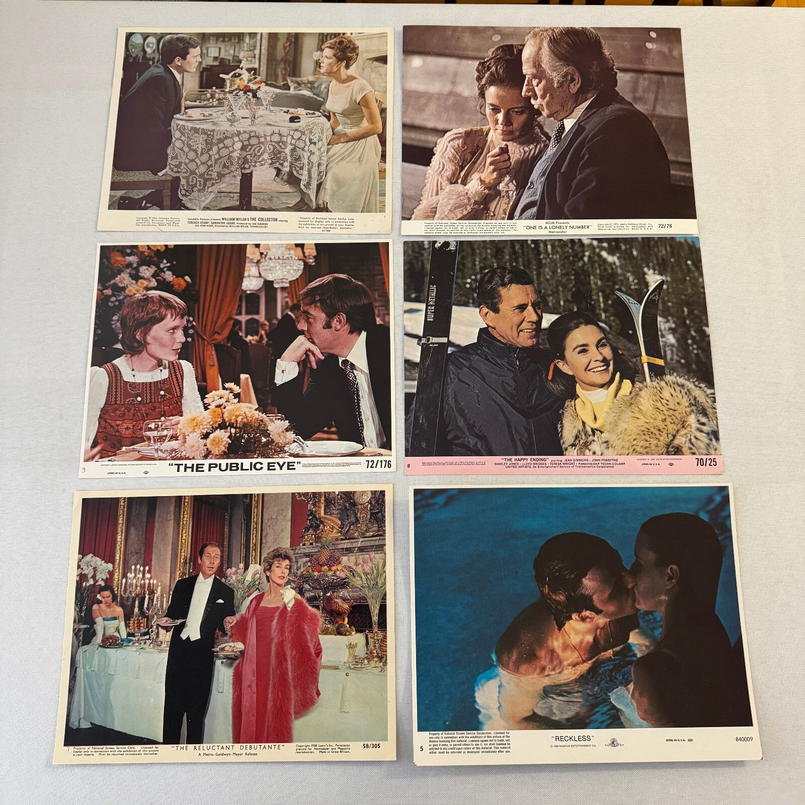 Vintage Movie Lobby Card Mini Poster HUGE Lot 60+ 1950s to 1980s