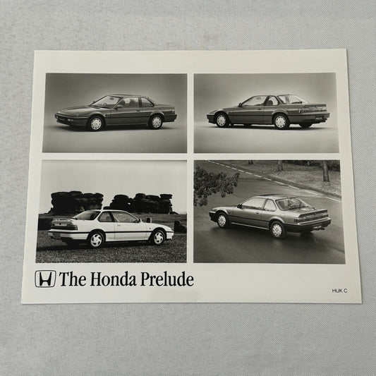 Honda Prelude Car Factory Press Photo Photograph European Market